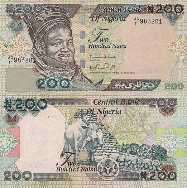 2000-2015 Issue - 200 Naira 