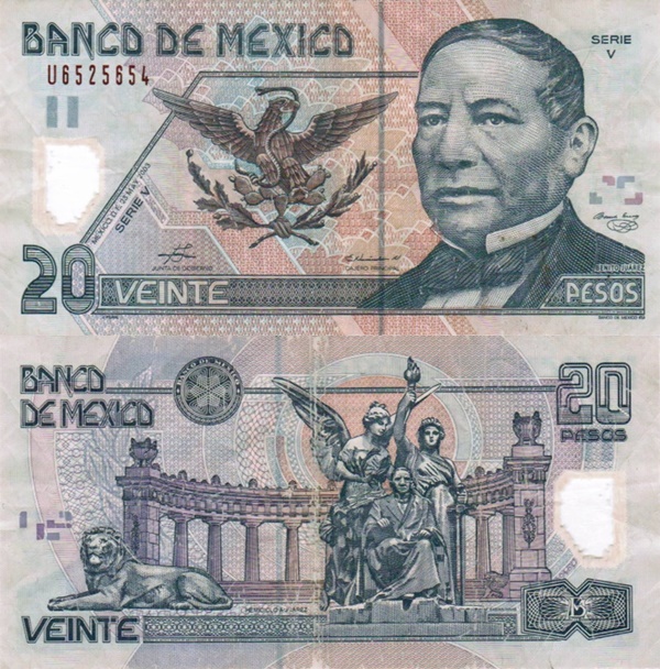 Emisiunea 2001-2006 - 20 Pesos