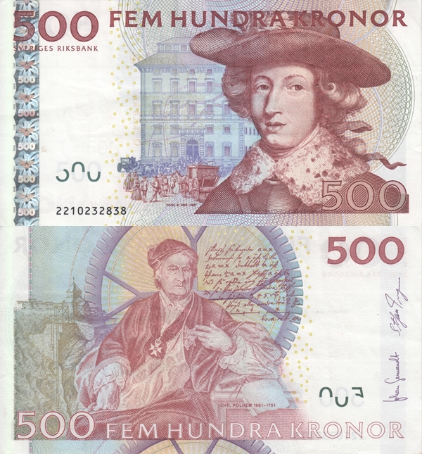 2001-2012 Issue - 500 Kronor