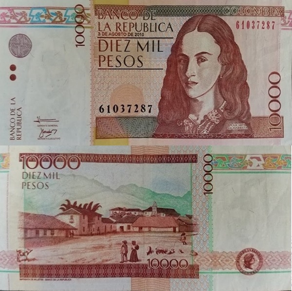 Emisiunea 2001-2014 - 10 000 Pesos