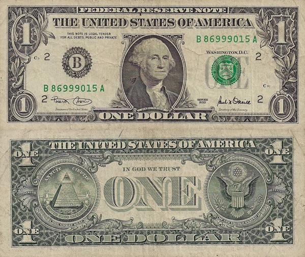 Emisiunea 2001 - 1 Dolar