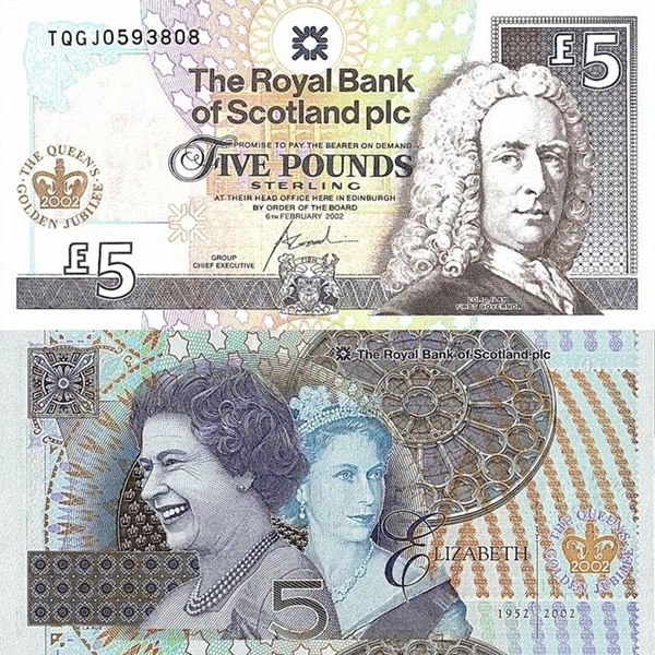 Emisiunea comemorativa 2002 - The Royal Bank of Scotland Plc