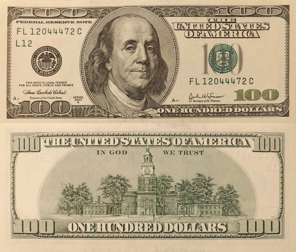 2003 Issue - 100 Dollars