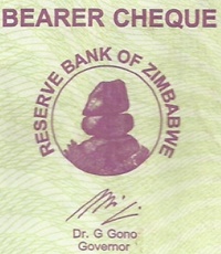 2005-2006 Issue - Bearer Checks