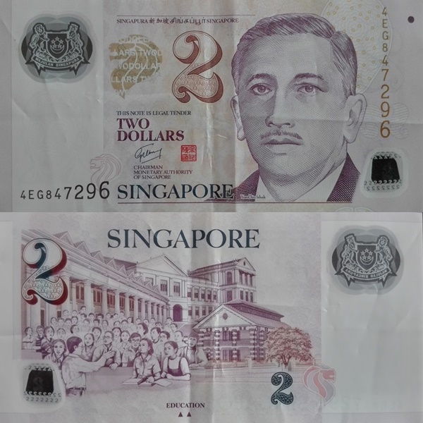 2005 ND SecondIssue - 2 Dollars (Polymer)