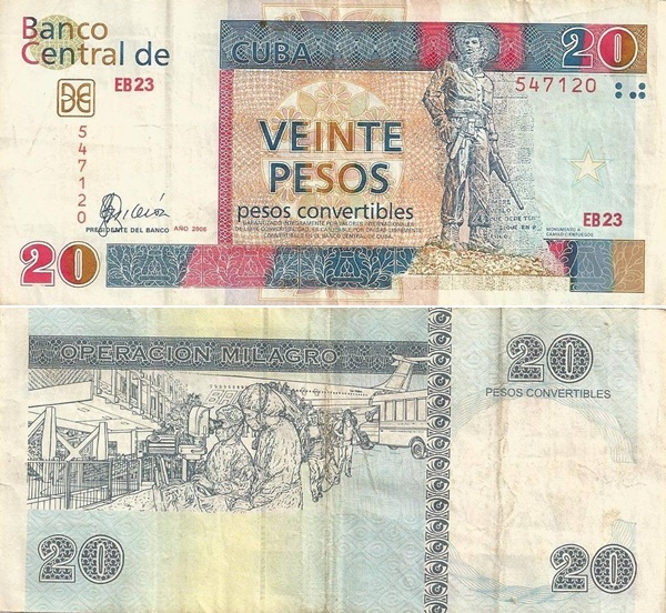 2006; 2008 Issue - 20 Pesos convertibiles