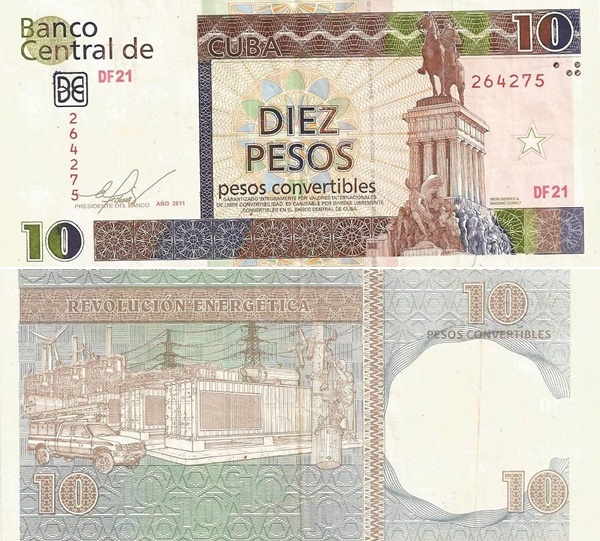 Emisiunea 2006-2012 - 10 Pesos convertibiles