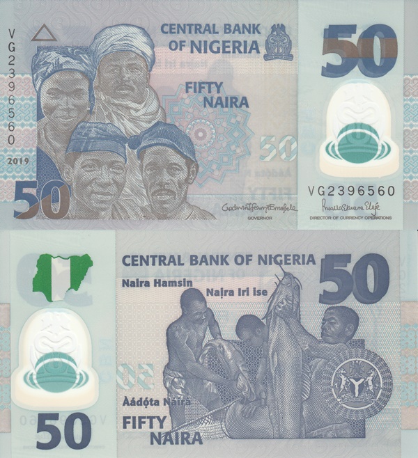 2009-2019 Issue - 50 Naira (Polymer)