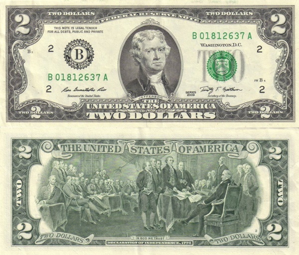Emisiunea 2009 - 2 Dolari