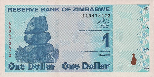 2009 Issue, Fourth Dollar (ZWL)