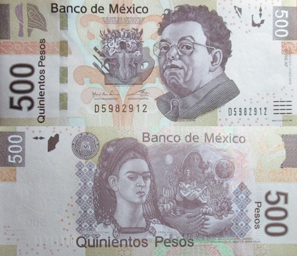 Emisiunea 2010-2016 - 500 Pesos