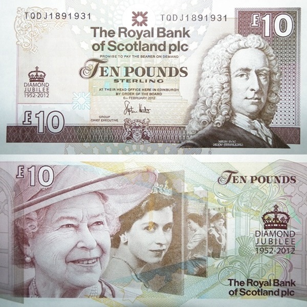 Emisiunea comemorativa 2012 - The Royal Bank of Scotland Plc