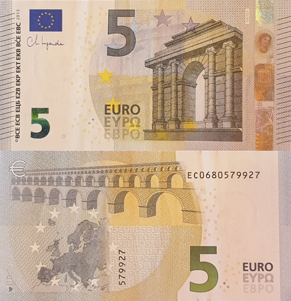 2013 (2020) Issue - 5 Euro (Signature Christine Lagarde)