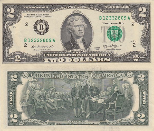 2013 Issue - 2 Dollars