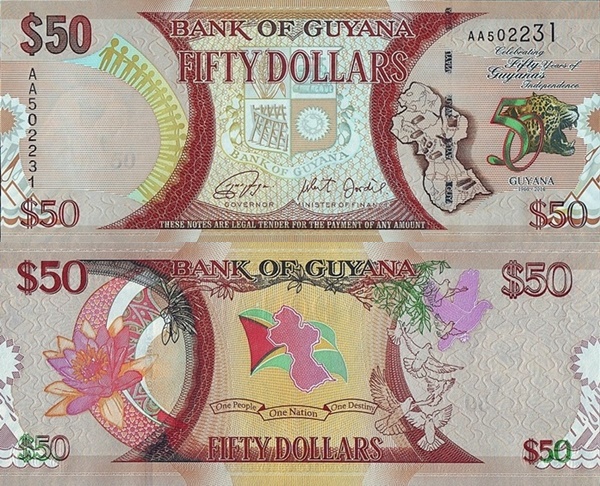 2016 Commemorative Issue - Fifty Years of Guyana's Independence (1966-2016)