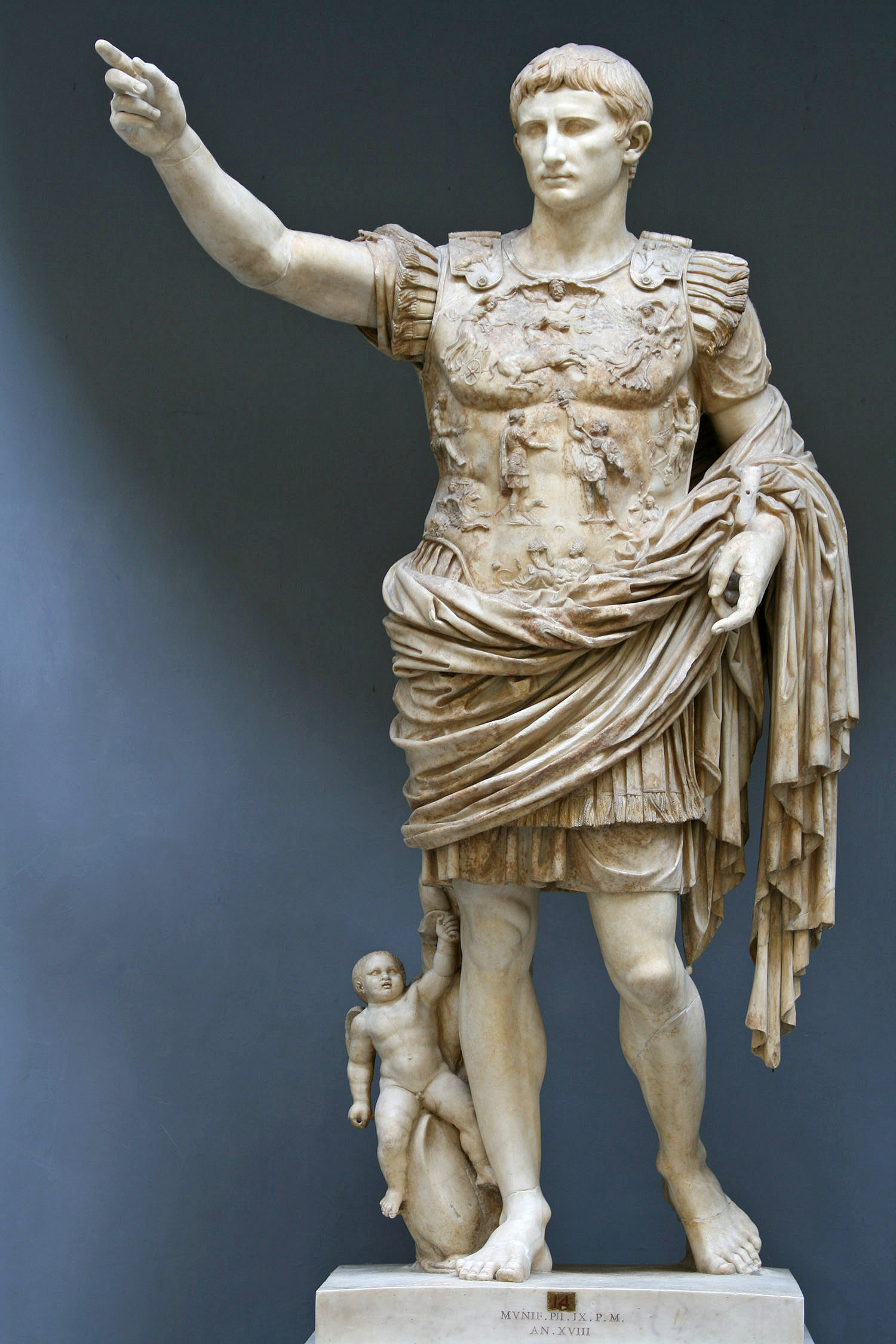 Augustus (Imperator Caesar Divi Filius Augustus) (27 I.Hr. - 14)