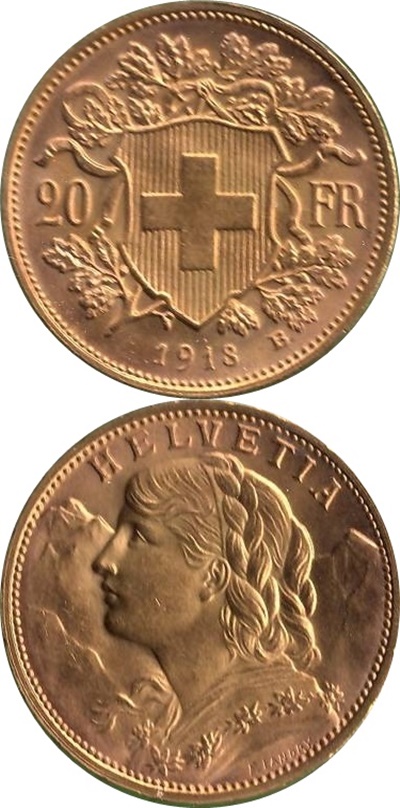 Confederație - 1897-1949 - 20 Franci