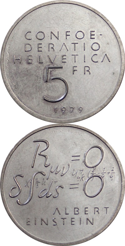 Confederație - Comemorative 1974-1990 - 5 Franci (cupru-nichel)