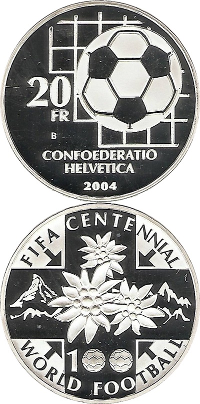 Confederație - Comemorative 1991-2023 - 20 Franci (argint)