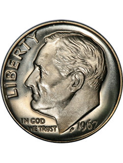 Dime, Roosevelt (1946-present)