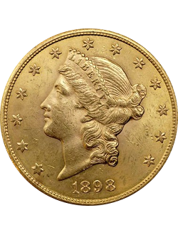 Double Eagle, Liberty Head (1849-1907)