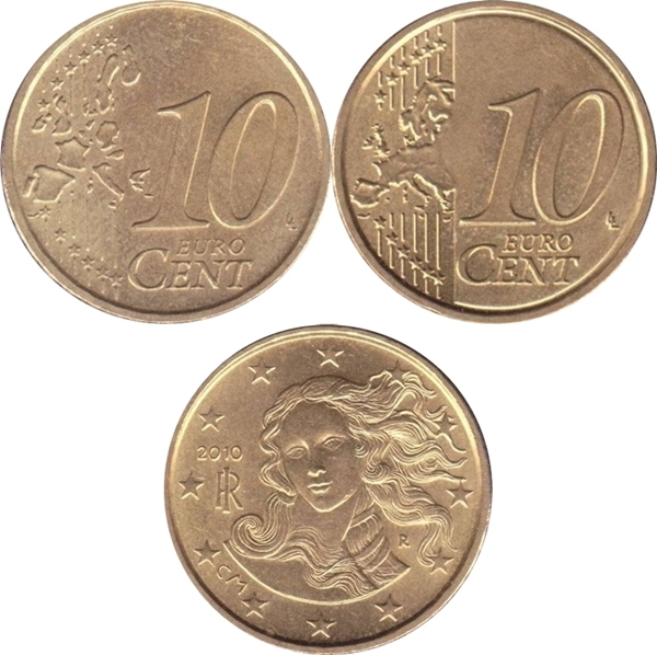 Euro (2002 - ) - 10 Euro Cent