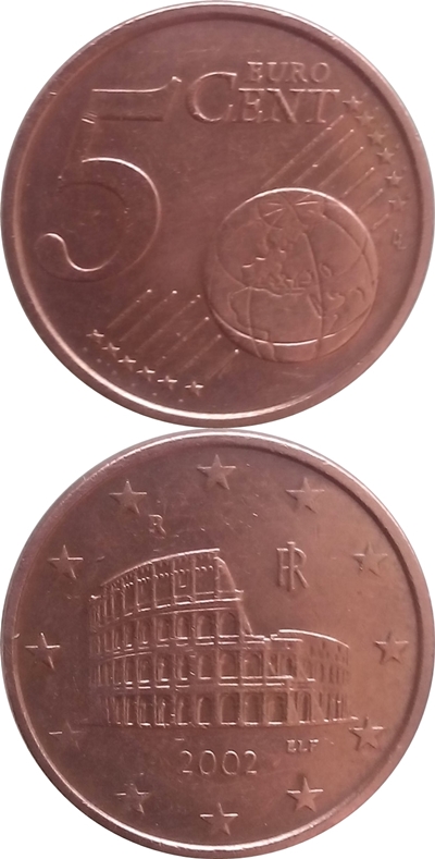 Euro (2002 - ) - 5 Euro Cent