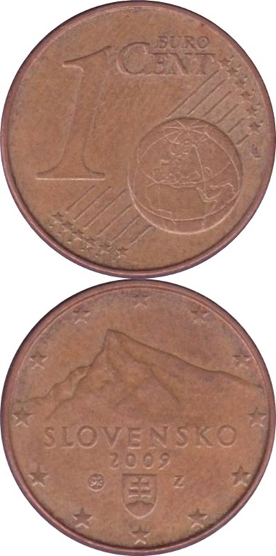 Euro (2009 - ) - 1 Euro Cent