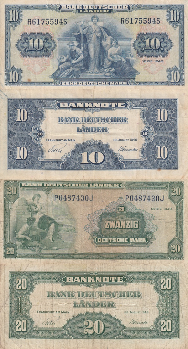 Republica Federala - 1949 (Bank Deutscher Länder)