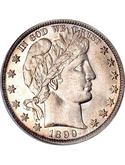 Half Dollar, Barber (1892-1915)