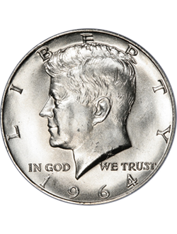 Half Dollar, Kennedy (1964-prezent)