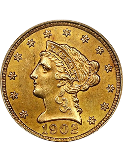 Quarter Eagle, Liberty Head (1840-1907)