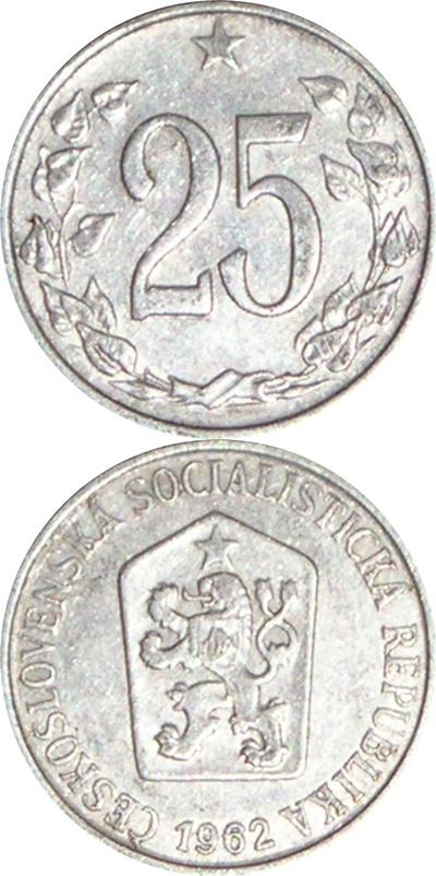 Republică Socialistă - 1962-1964 - 25 Haleru