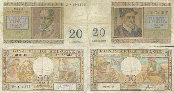 Note de trezorerie - Emisiunea 1948, 1950, 1956