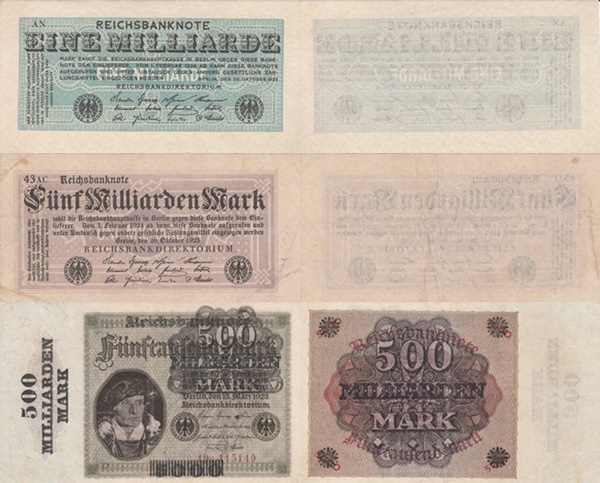 Weimar Republic (Reichsbanknoten) - Treasury Notes - 1923 Eight Issue