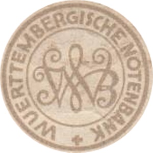 Württemberg - Württembergische Notenbank - 1922-1923 Issue