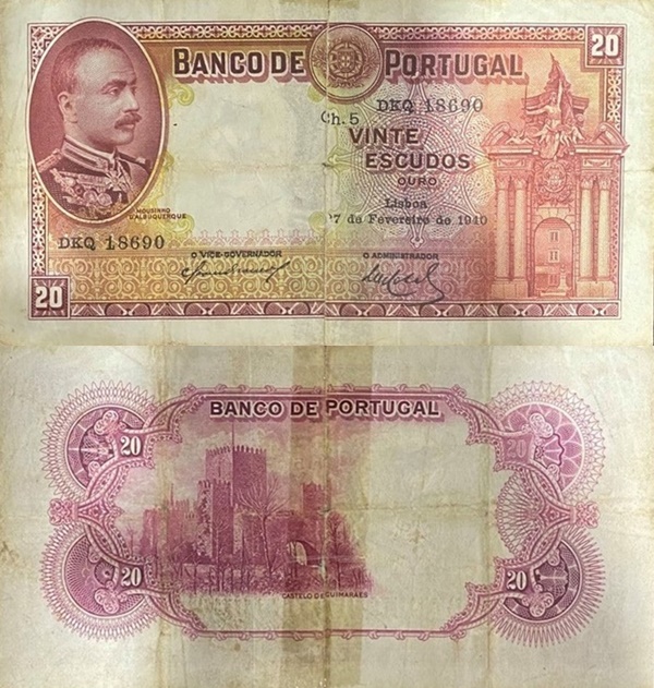 1929-1930 Issue - 20 Escudos