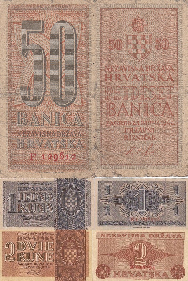 1942 Issue - Nezavisna Drzava Hrvatska