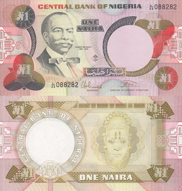 Emisiunea 1984 ND - 1 Naira