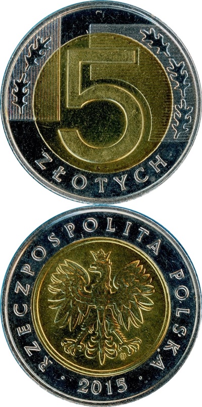 Emisiunea 1994-2025 - 5 Złotych