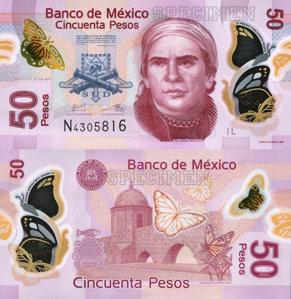 2012-2019 Issue - 50 Pesos