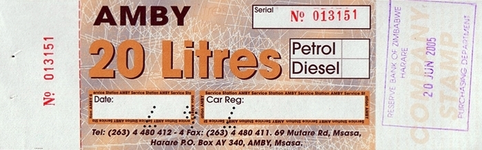 AMBY - Cupoane combustibil