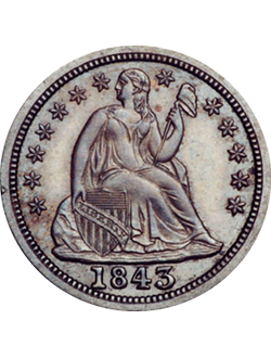 Dime, Seated Liberty (1837-1891)