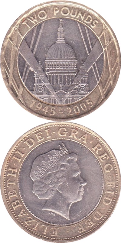 Elisabeta a II-a - 2 Pounds (Bimetalic) 1997-2022