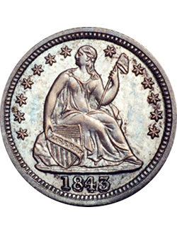 Half Dime, Seated Liberty (1837-1873)