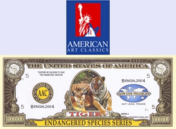 USA - American Art Classics, Inc. (AAC) - Endangered Species Series